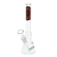 Bong in vetro Greenline Mandala, Ø 22 mm, altezza 21 cm, attacco 14,5 mm