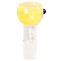Boost Ciotola in Vetro, Vaso, Giallo Screziato, 18,8 mm