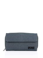 Portafoglio in pura canapa HP-0065 (grigio, tinta unita)