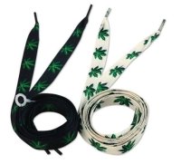 Lacci con motivi a foglie di canapa